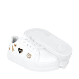 TENIS CASUALES STYLO MUJER 9736 SIMIPIEL BLANCO