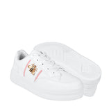 TENIS CASUALES STYLO MUJER 9757 SIMIPIEL BLANCO