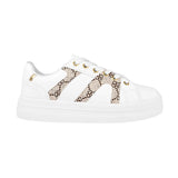 TENIS CASUALES STYLO MUJER 9439 SIMIPIEL BLANCO 