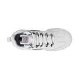 TENIS CASUALES DAMA STYLO 9338 SIMIPIEL BLANCO