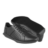 Tenis urbanos Stylo para hombre simipiel negro 500