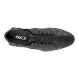 Tenis urbanos Stylo para hombre simipiel negro 500