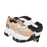 TENIS CASUALES DAMA STYLO 12034 TEXTIL BEIGE