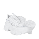 TENIS CASUALES DAMA STYLO 12053 SIMIPIEL BLANCO