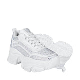 TENIS CASUALES DAMA STYLO 12076 SIMIPIEL BLANCO