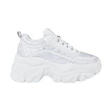 TENIS CASUALES DAMA STYLO 12076 SIMIPIEL BLANCO