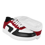 TENIS CASUALES CABALLERO STYLO 5002 SIMIPIEL ROJO