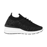 TENIS CASUALES DAMA FUROR 18783 TEXTIL NEGRO