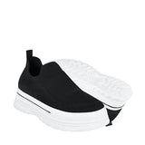TENIS CASUALES DAMA FUROR 25004 TEXTIL NEGRO