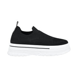 TENIS CASUALES DAMA FUROR 25004 TEXTIL NEGRO