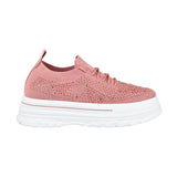 TENIS CASUALES DAMA FUROR 25010-25011 TEXTIL ROSA