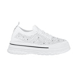 TENIS CASUALES DAMA FUROR 25013 TEXTIL BLANCO
