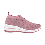 TENIS CASUALES DAMA FUROR 25017 TEXTIL ROSA