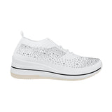 TENIS CASUALES DAMA FUROR 25019 TEXTIL BLANCO