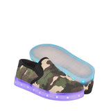 Tenis casuales Led Shoes para niño textil verde MSE6819