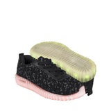 Tenis casuales Stylo unisex textil negro 302