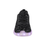 Tenis casuales Stylo unisex textil negro 302