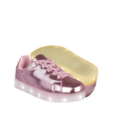 TENIS CASUALES PARA NIÑA LED AND WHEELS HG17376 ROSA