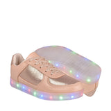 TENIS CASUALES PARA NIÑA LED & WHEELS HG17310 ROSA 22-25
