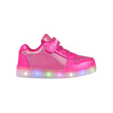TENIS CASUALES PARA NIÑA LED AND WHEELS HG8089BB ROSA