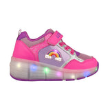 TENIS CASUALES PARA NIÑA LED & WHEELS HG18767 ROSA