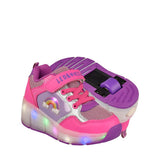 TENIS CASUALES PARA NIÑA LED & WHEELS HG18767 ROSA