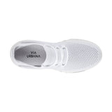 TENIS CASUALES DAMA VIA URBANA H742-2201 TEXTIL BLANCO