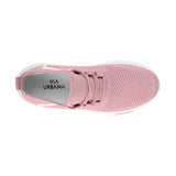 TENIS CASUALES DAMA VIA URBANA H742-2201 TEXTIL ROSA