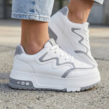 TENIS BLACK REPUBLIC MUJER PSM24122016 SIMIPIEL BLANCO