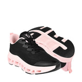 TENIS VIA URBANA MUJER CY-250148 TEXTIL NEGRO/ROSA