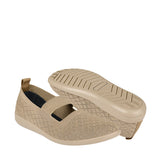 TENIS CASUALES DAMA SIENA 615 TEXTIL BEIGE