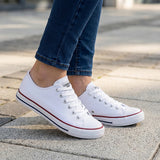 TENIS CASUALES DAMA TORRENTE 04 TEXTIL BLANCO