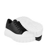 TENIS CASUALES TORRENTE MUJER TURCO50 SIMIPIEL NEGRO
