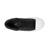 TENIS CASUALES TORRENTE MUJER TURCO50 SIMIPIEL NEGRO
