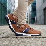 TENIS CASUALES TORRENTE HOMBRE IRIS58 SIMIPIEL CAFÉ