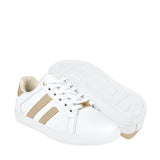 TENIS CASUALES BERLIN DAMA 774303-2 SIMIPIEL BLANCO