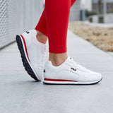 TENIS FILA MUJER 5RM01913125 SIMIPIEL BLANCO