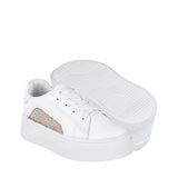 TENIS NIÑA STYLO 9491 SIMIPIEL BLANCO 18-21