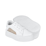TENIS NIÑA STYLO 9491 SIMIPIEL BLANCO 18-21