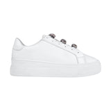 TENIS CASUALES DAMA STYLO 9327 SIMIPIEL BLANCO