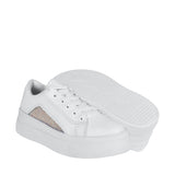 TENIS CASUALES DAMA STYLO 9329 SIMIPIEL BLANCO