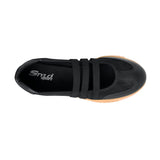 TENIS CASUALES STYLO MUJER 9747 SIMIPIEL NEGRO