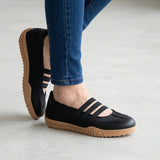 TENIS CASUALES STYLO MUJER 9747 SIMIPIEL NEGRO