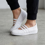 TENIS CASUALES STYLO MUJER 9747 SIMIPIEL BLANCO