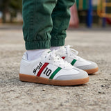 TENIS CASUALES STYLO NIÑO 110 SIMIPIEL BLANCO 15-17