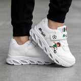 TENIS CASUALES STYLO NIÑO 102 SIMIPIEL BLANCO 15-17