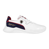 TENIS CASUALES CABALLERO LAMBORGHINI SIMIPIEL BLANCO