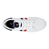 TENIS CABALLERO POLO 9424CH SIMIPIEL BLANCO