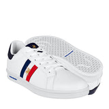 TENIS CABALLERO POLO 9424CH SIMIPIEL BLANCO