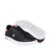 TENIS CASUALES DAMA POLO CL105-D SIMIPIEL NEGRO